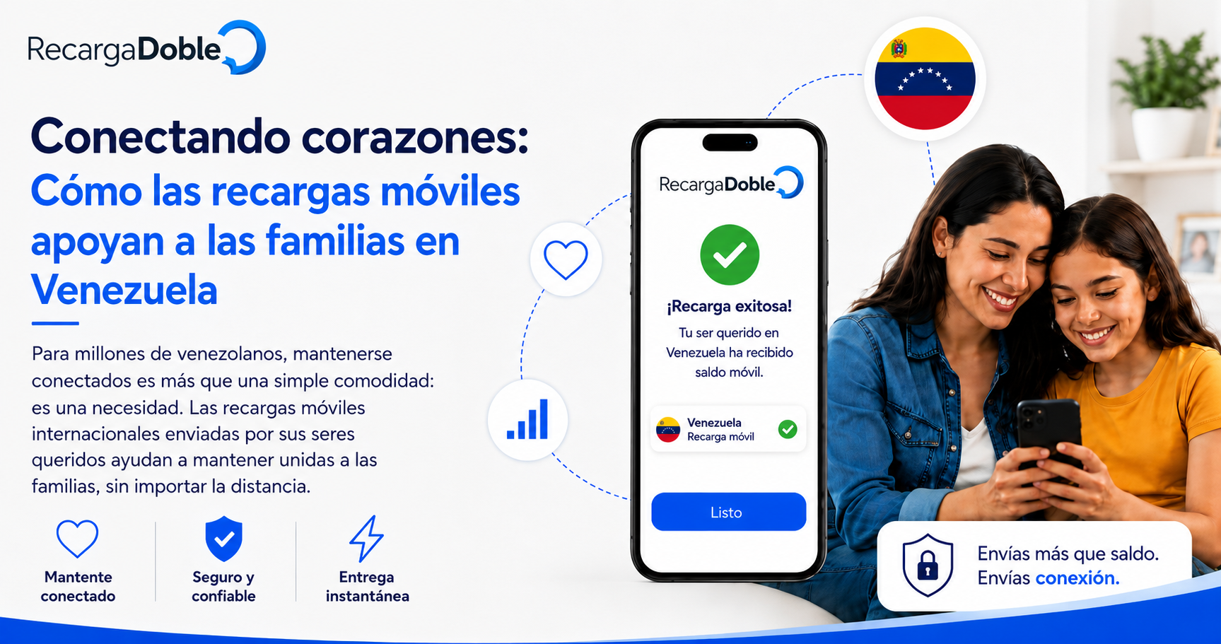 Conectando corazones: Cómo las recargas móviles apoyan a las familias en Venezuela