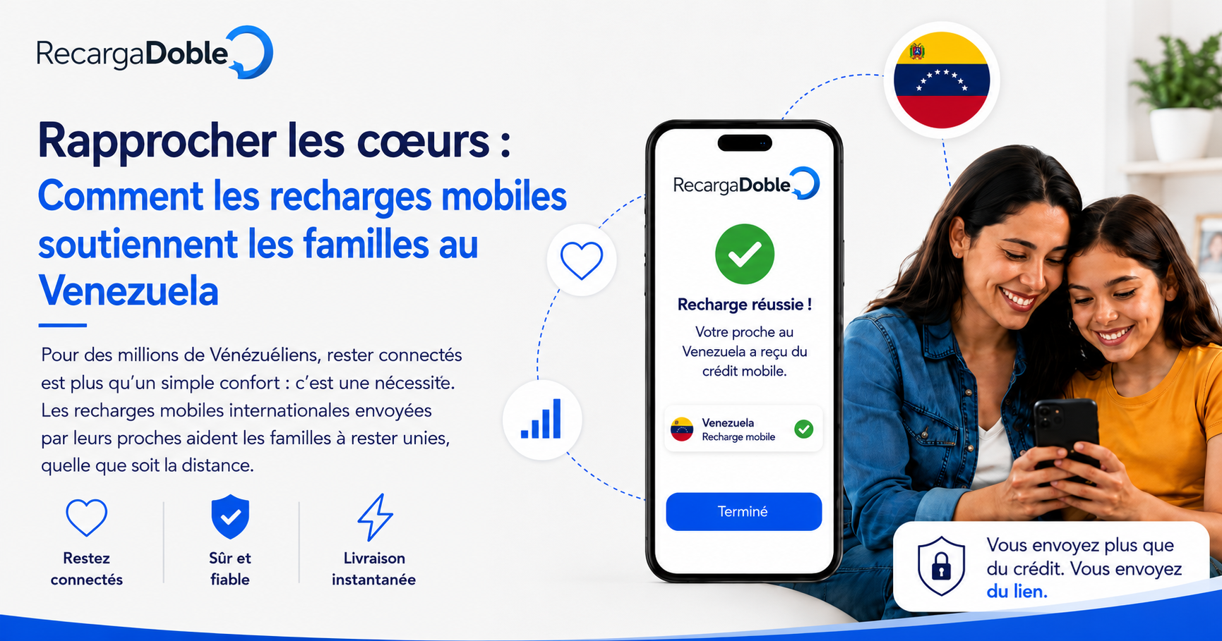 Connecter les cœurs : comment les recharges mobiles soutiennent les familles au Venezuela
